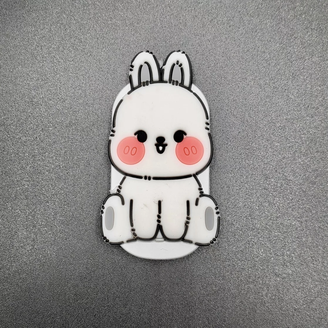 پایه نگهدارنده گوشی موبایل پاپ سوکت مدل سیلیکونی فانتزی طرح خرگوش