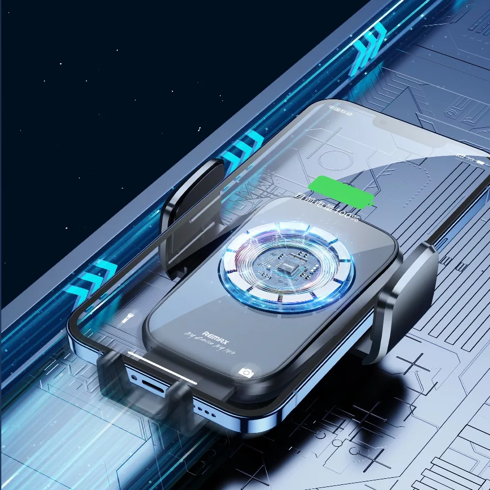 پایه نگهدارنده و شارژر بی سیم گوشی موبایل ریمکس مدل C05