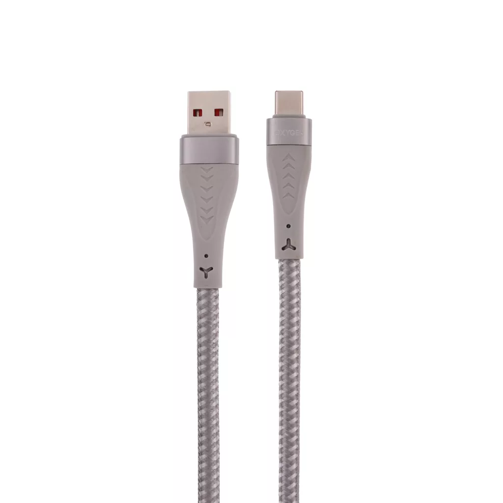 کابل تبدیل USB-A به USB-C اکسیژن مدل LX-3 طول 1 متر