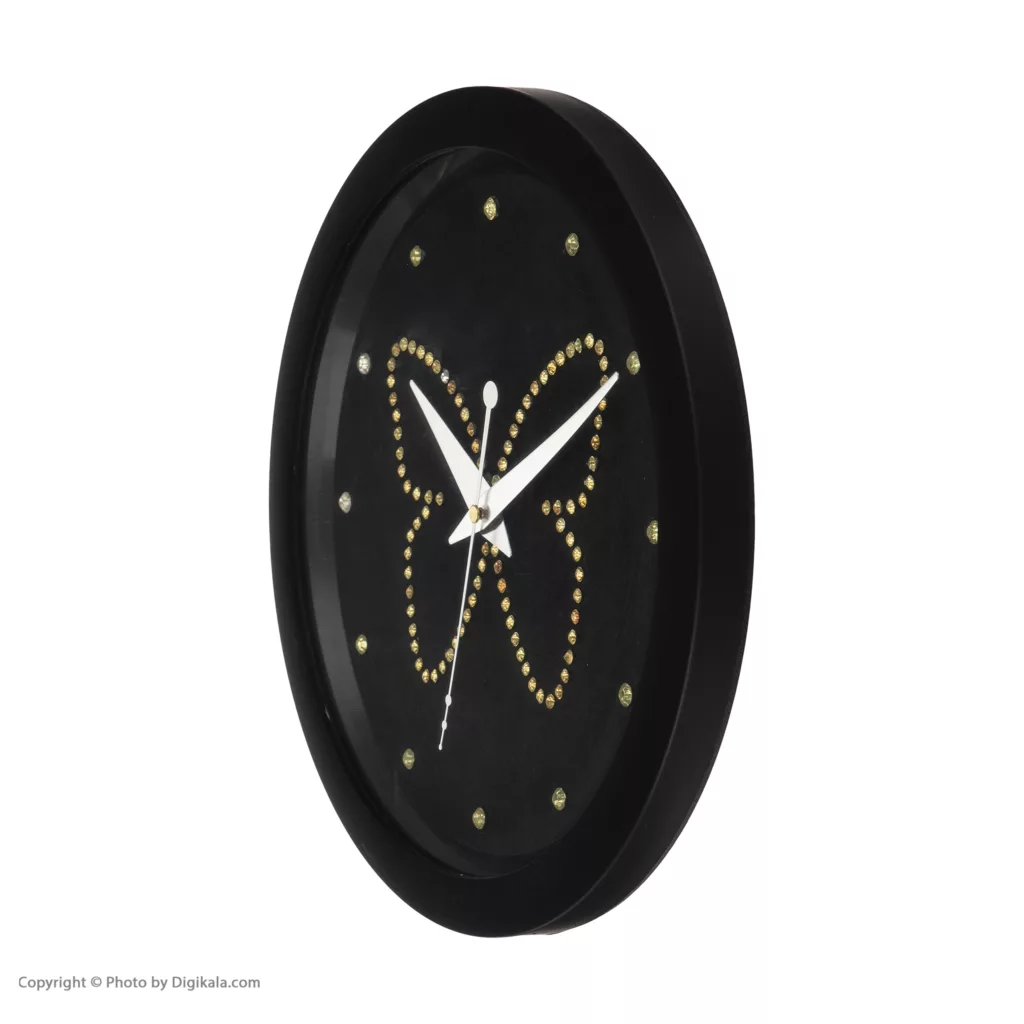 ساعت دیواری مدل پروانه کد 293