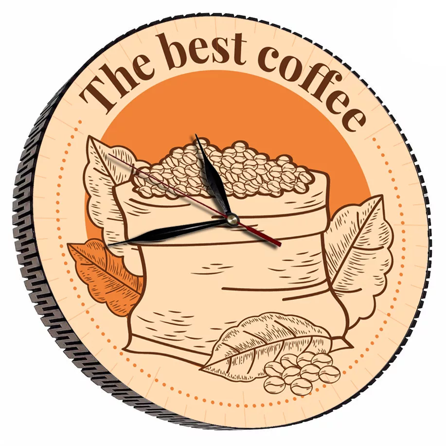 ساعت دیواری مدل بهترین قهوه