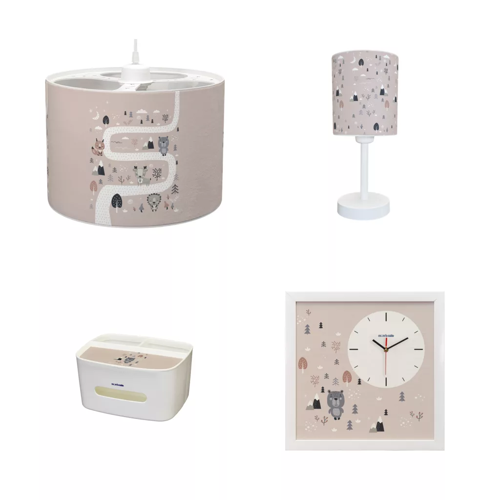 ست لوستر کودک مامز کیوتی مدل PL-94 بسته 4 عددی