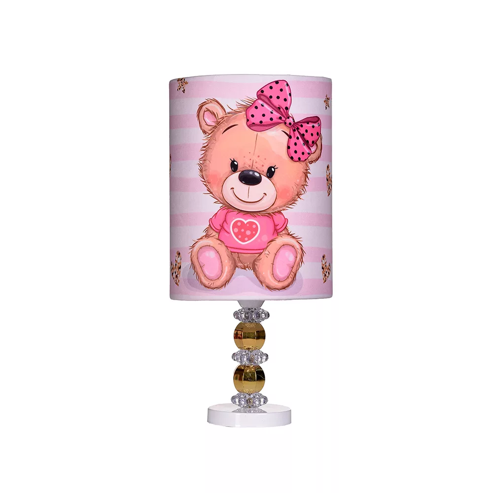 لوستر و آباژور رومیزی اتاق کودک مدل خرس