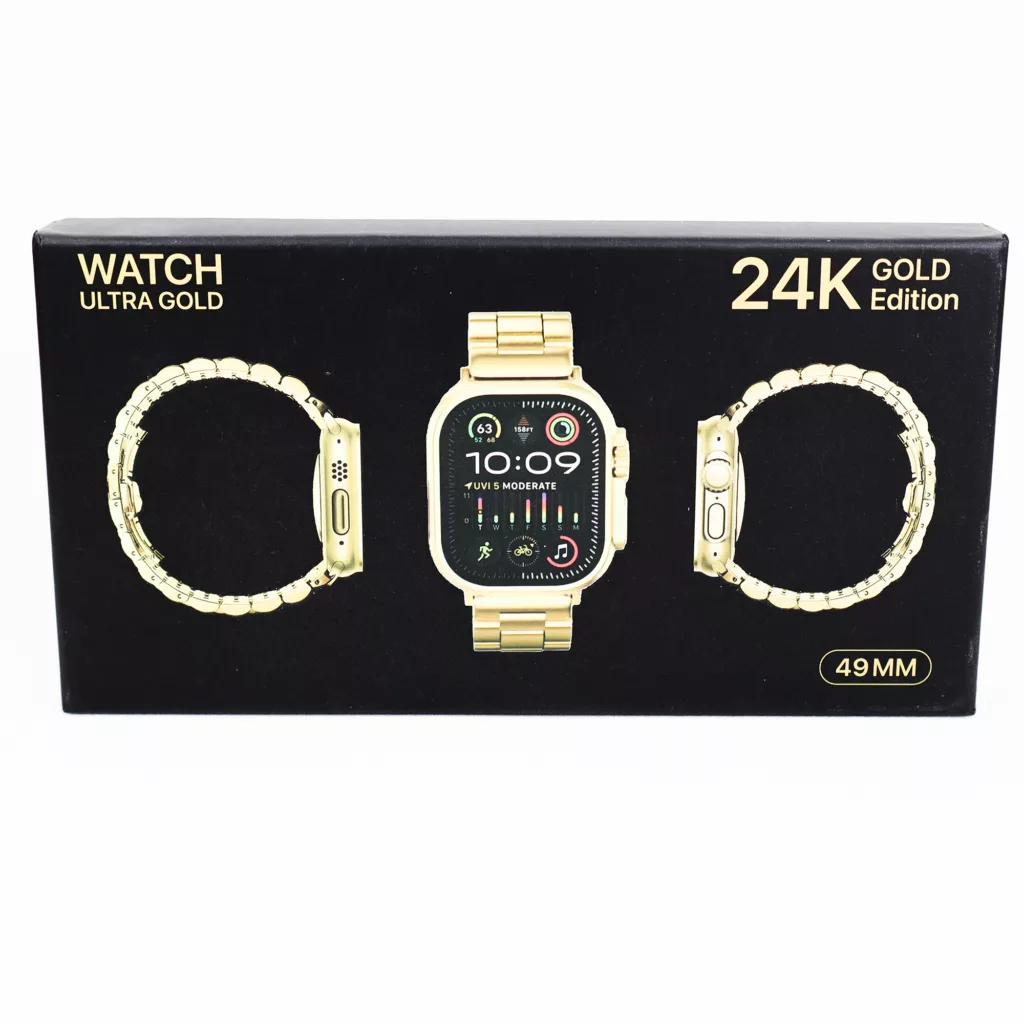 ساعت هوشمند اولترا گلد مدل 24K