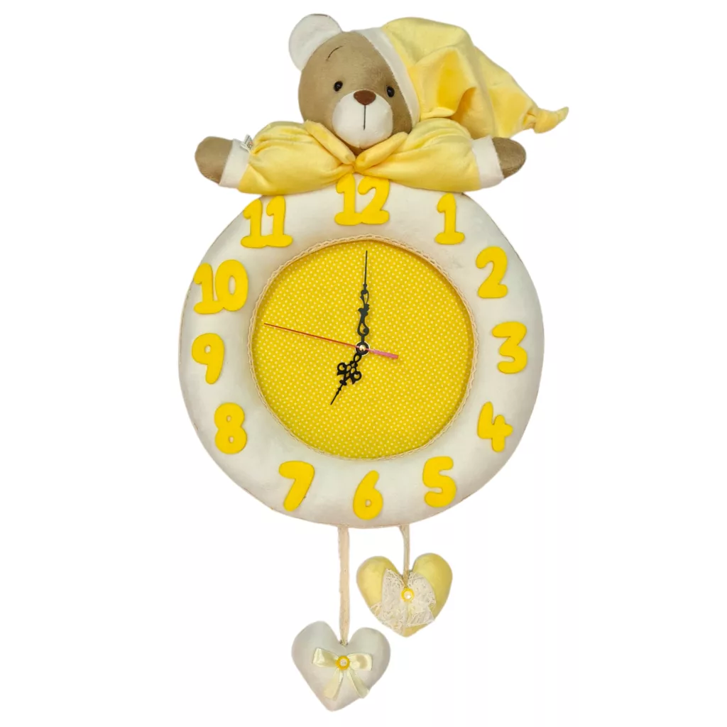 ساعت دیواری نی نی سیس طرح خرس نانان کد WNY