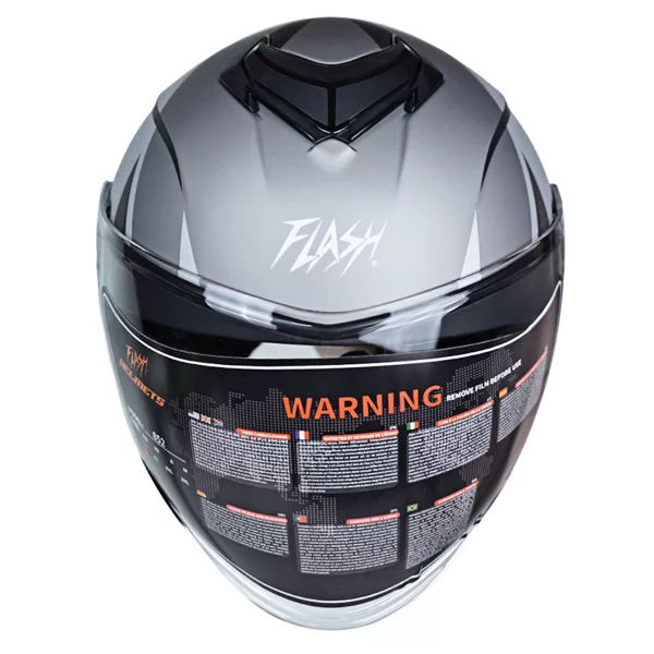 کلاه کاسکت فلش مدل فک متحرک عینکدار کد 852