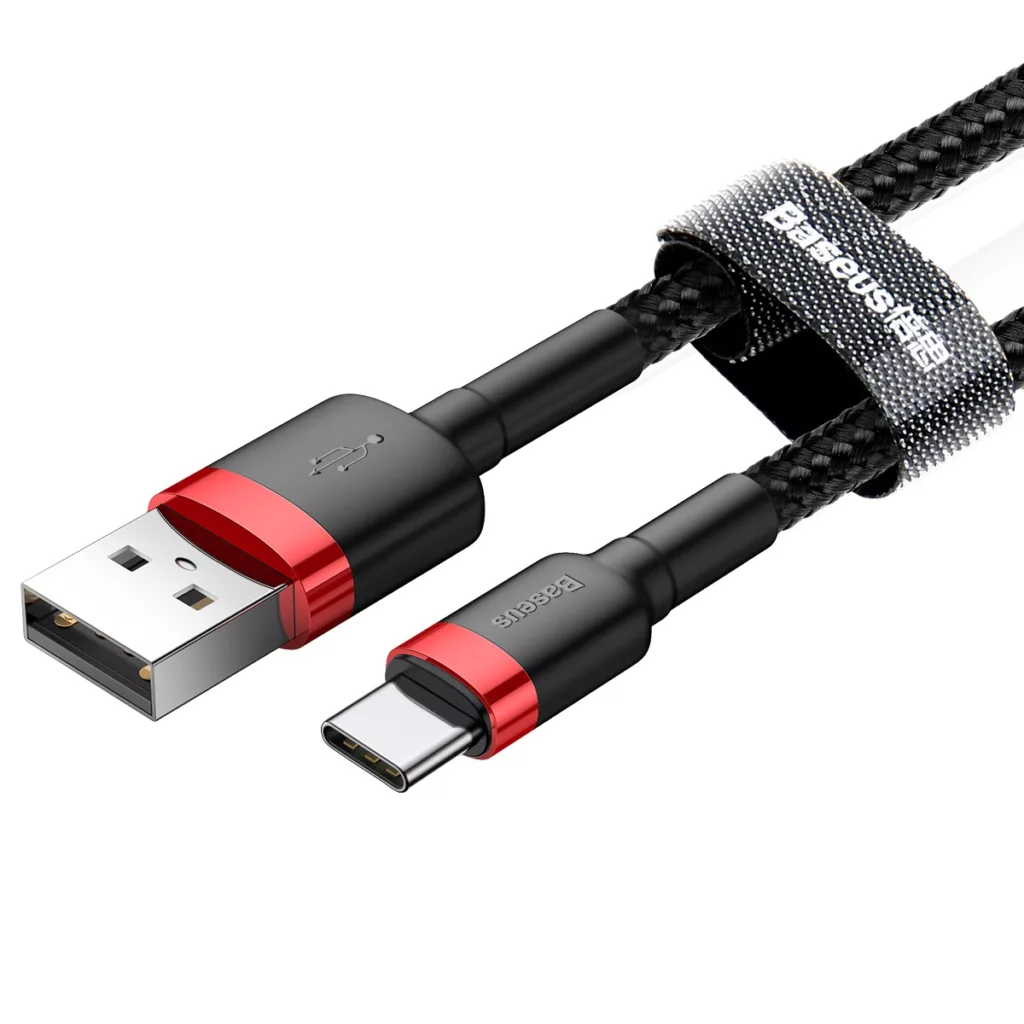کابل تبدیل USB به USB-C باسئوس مدل CATKLF-U91 Cafule طول 3 متر