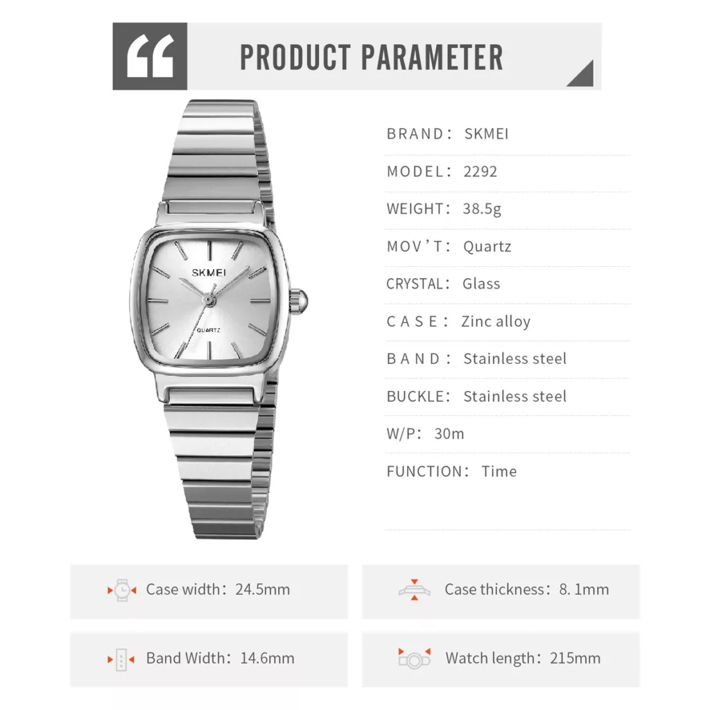 ساعت مچی عقربه ای زنانه اسکمی مدل 2292 کد 01