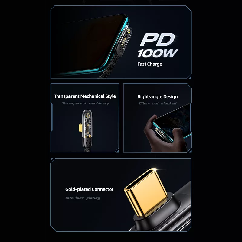 کابل تبدیل Usb-c یوسمز مدل SJ587 طول 2 متر