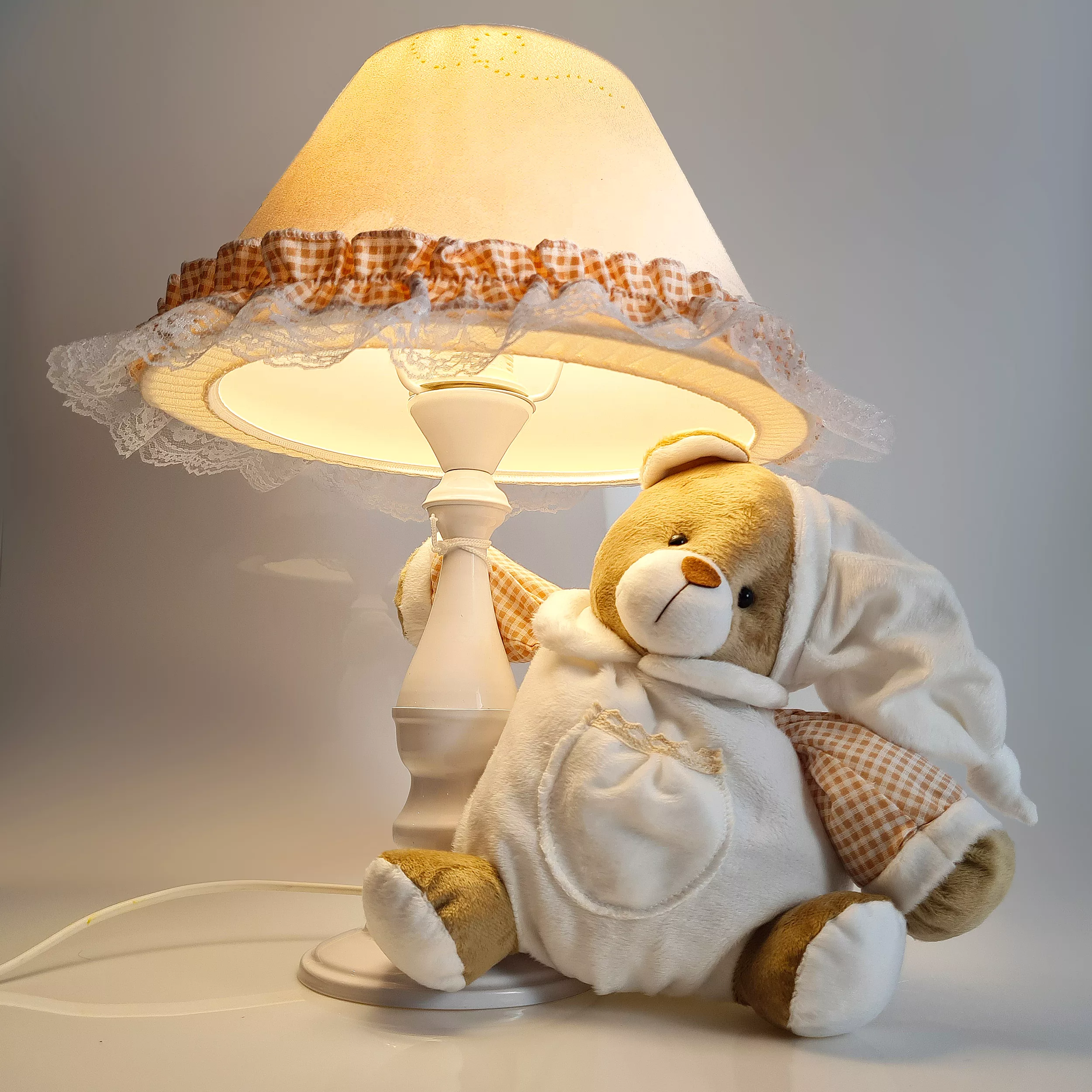 آباژور رومیزی کودک نی نی سیس طرح خرس نانان