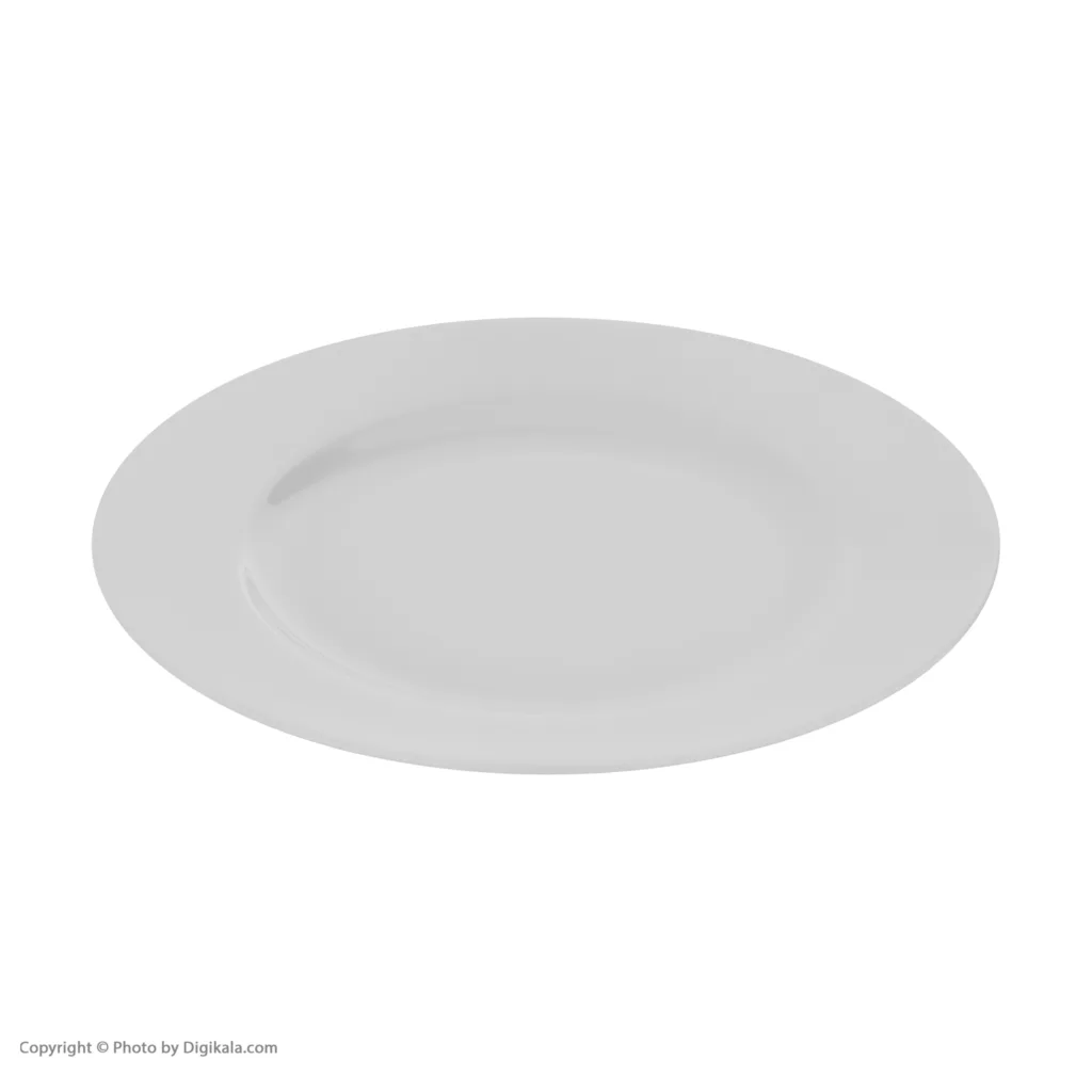 سرویس غذاخوری 28 پارچه چینی زرین ایران سری ایتالیا اف مدل White 2 درجه یک