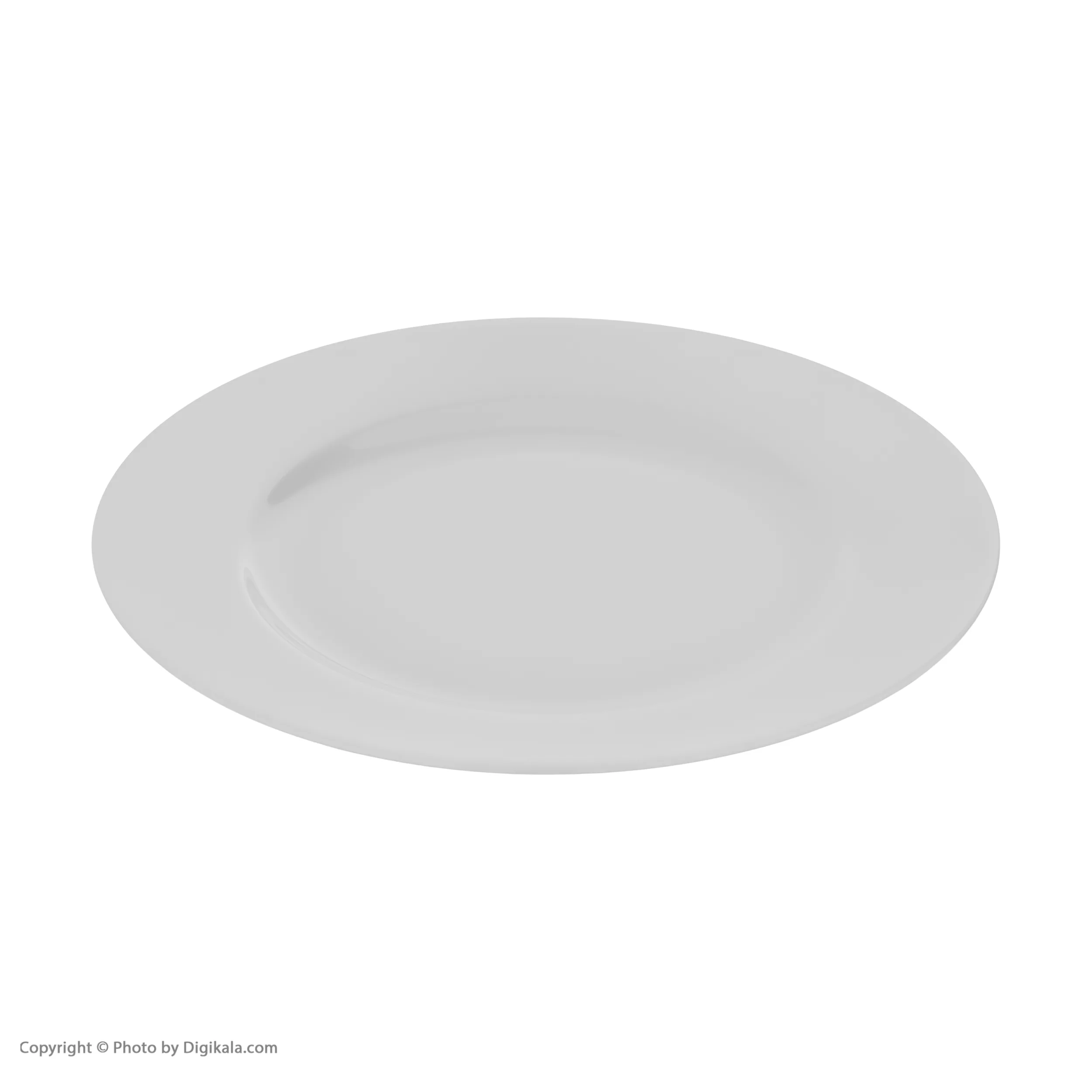 سرویس غذاخوری 28 پارچه چینی زرین ایران سری ایتالیا اف مدل White 2 درجه یک