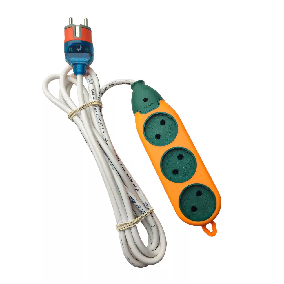 چندراهی برق 6 خانه مدل دو طرفه 3M کد 284