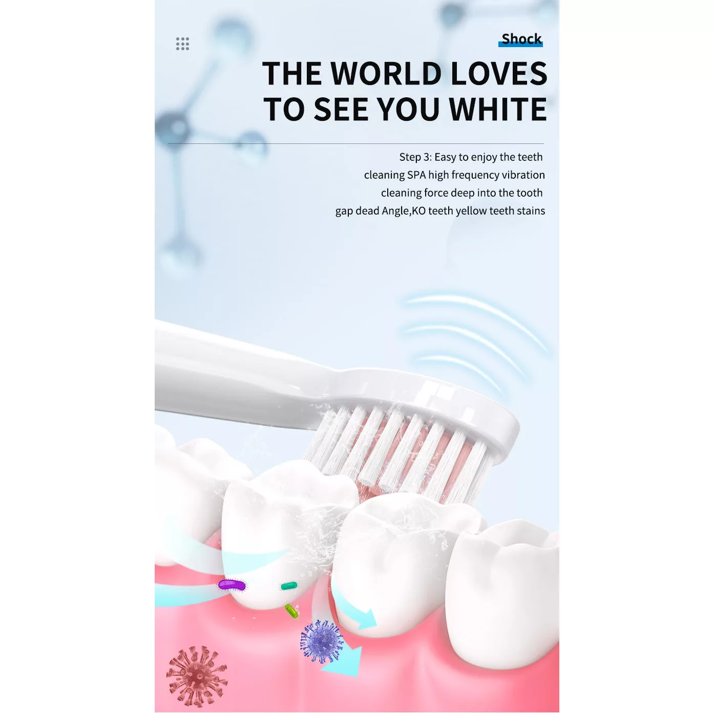 مسواک برقی مدل Q-188 به همراه سری یدک