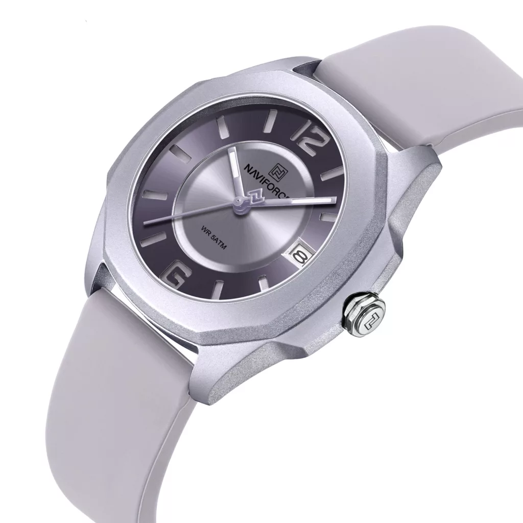 ساعت مچی عقربه‌ای زنانه نیوی فورس مدل naviforce 7107