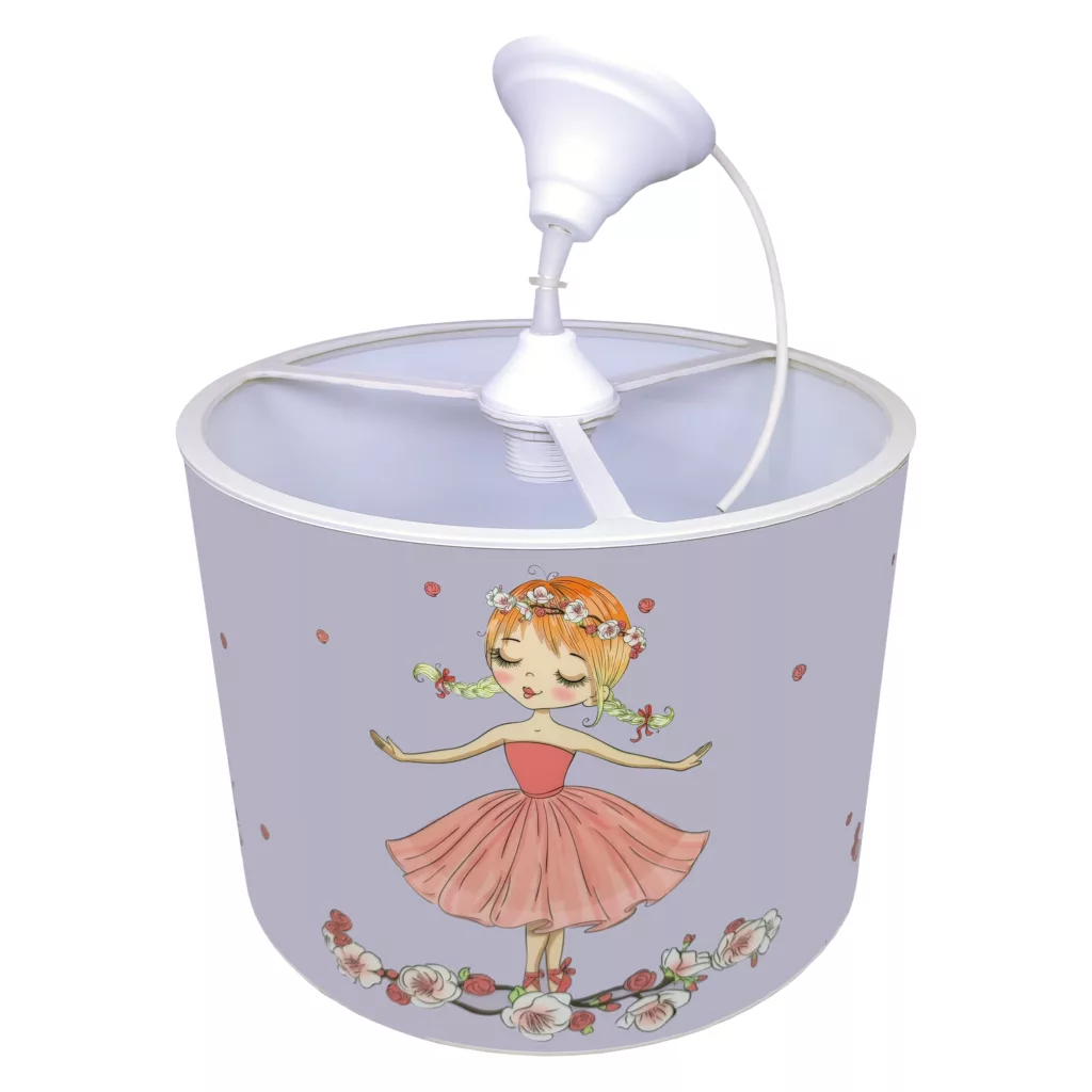 لوستر اتاق کودک مدل دختر و گل