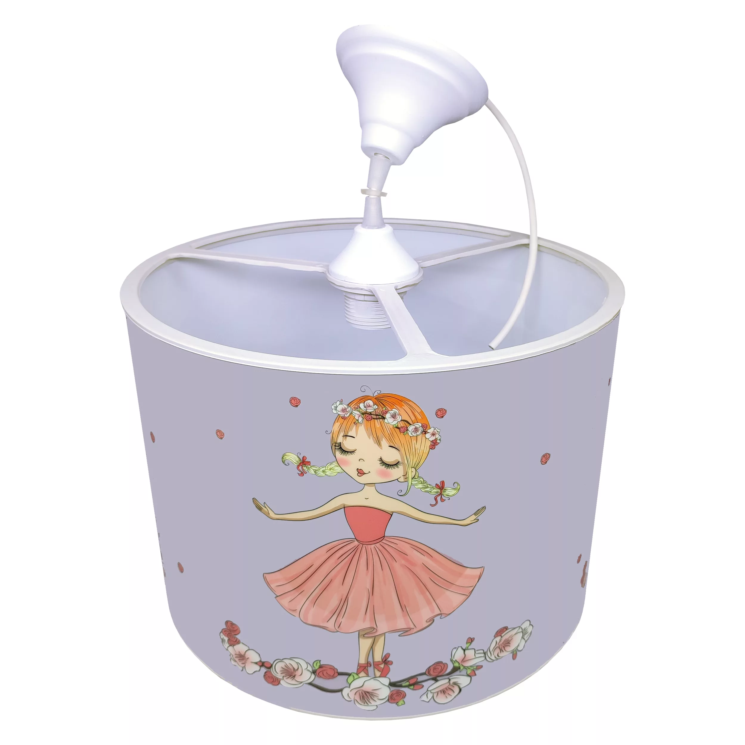 لوستر اتاق کودک مدل دختر و گل