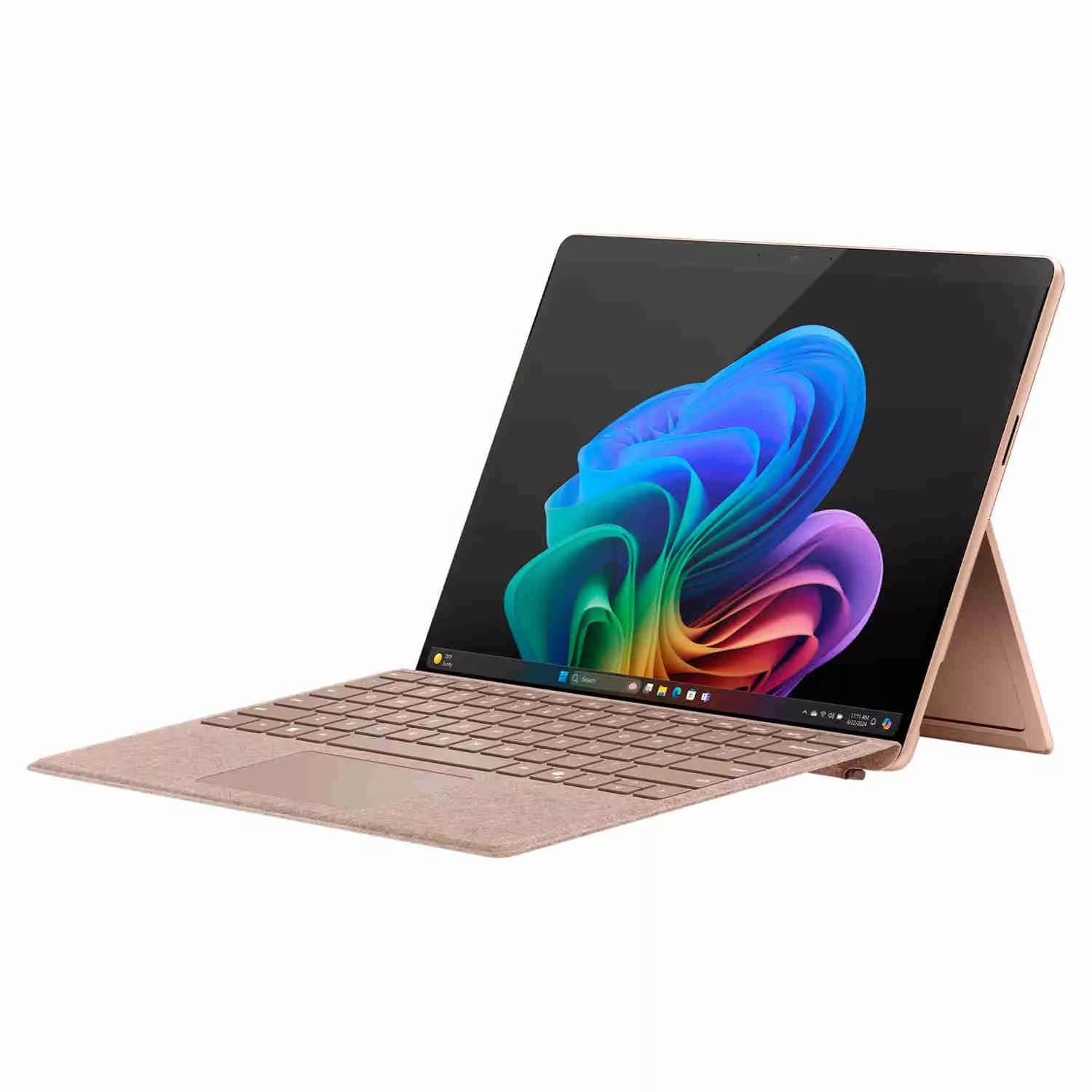 تبلت 13 اینچی مایکروسافت مدل Surface Pro 11-Snapdragon X Elite OLED ظرفیت 1 ترابایت و رم 32 گیگابایت به همراه کیبورد Surface Pro Copilot و قلم Slim Pen 2