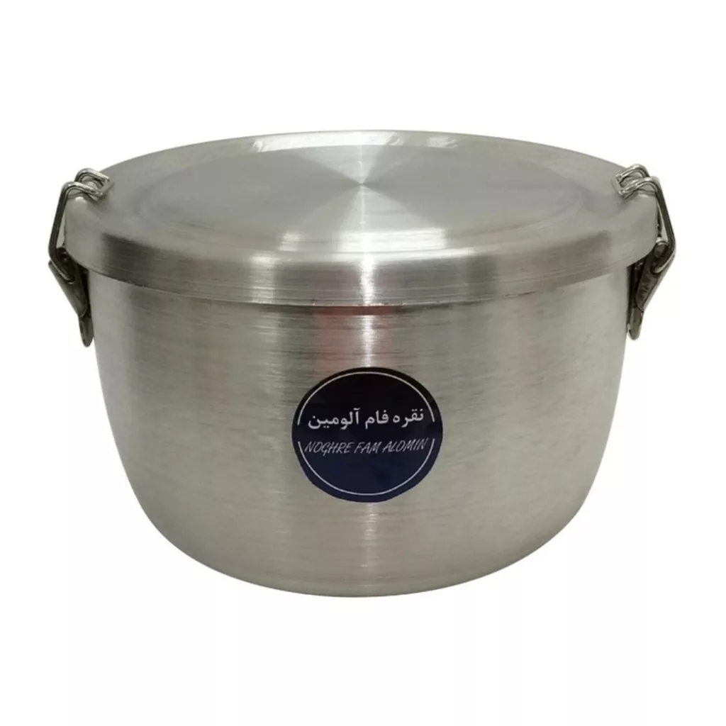 ظرف سفری نقره فام آلومین مدل 2 طبقه کد A001