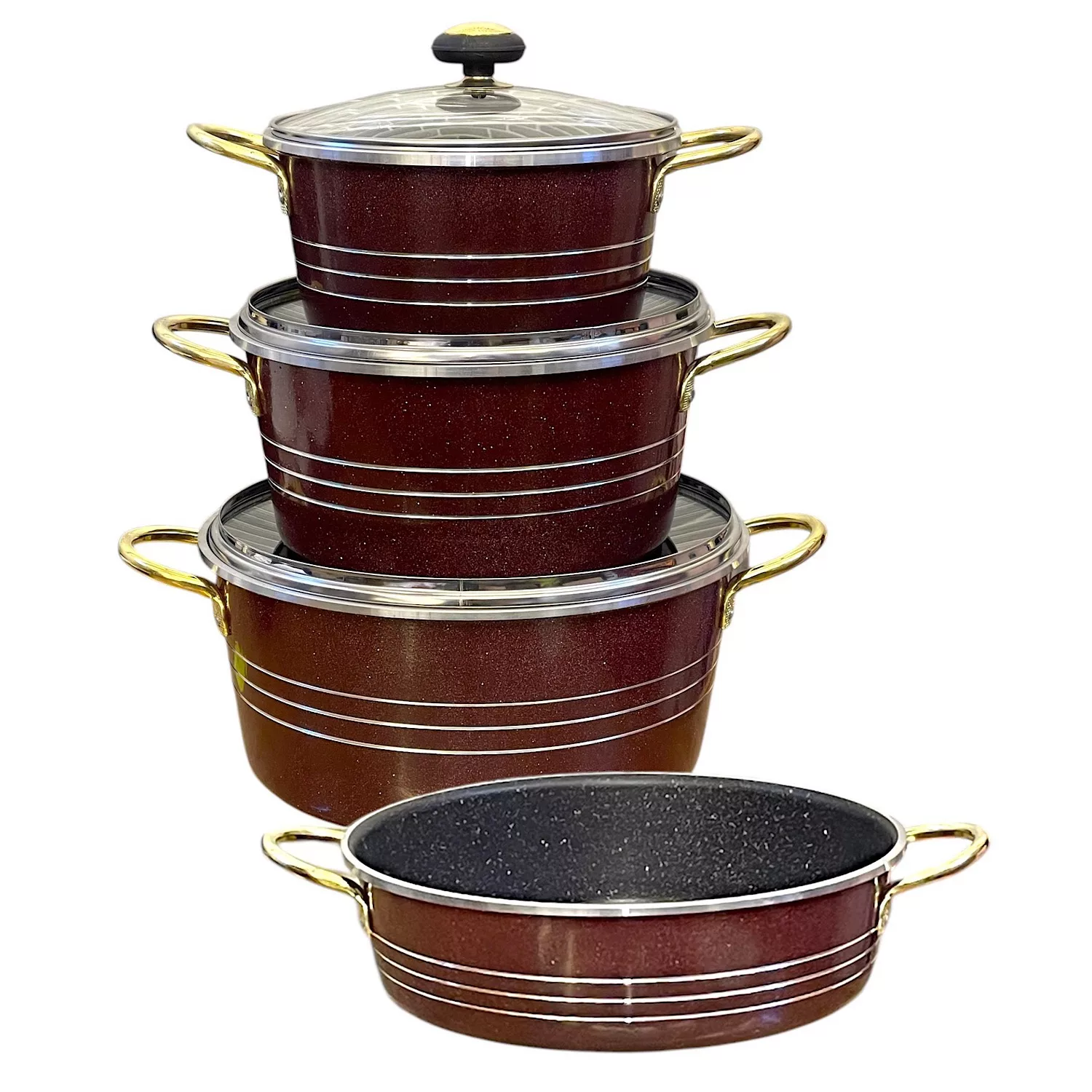 سرویس قابلمه و تابه/ 7 پارچه سورنا مدل 048