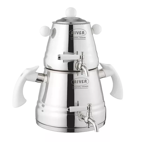 ست کتری و قوری ریور کد RM04 گنجایش کتری 3 لیتر گنجایش قوری 1 لیتر