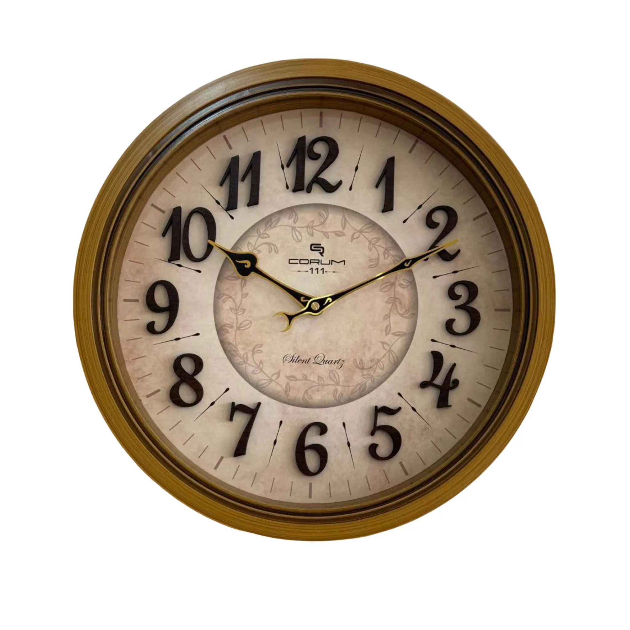 ساعت دیواری کوارتز کروم مدل 111