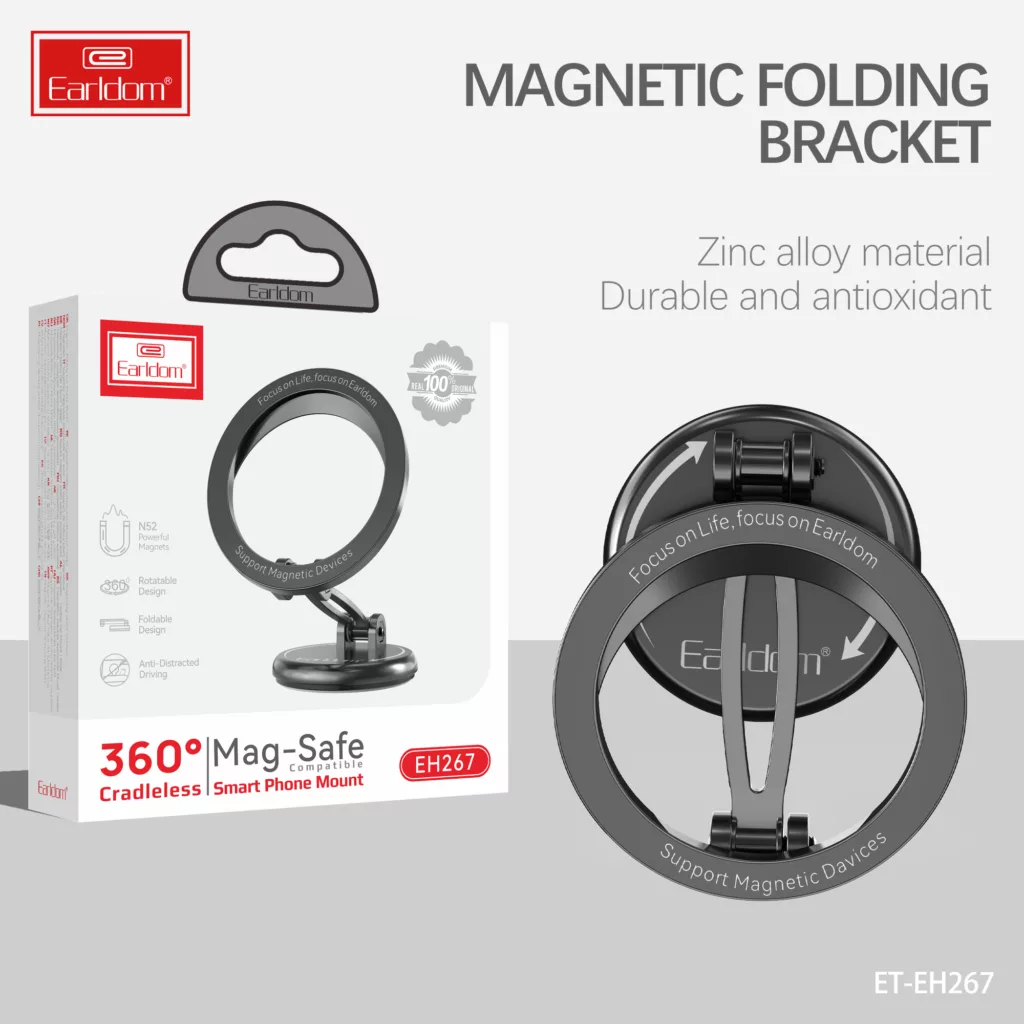 پایه نگهدارنده گوشی موبایل ارلدام مدل Mag-Safe 360 EH267