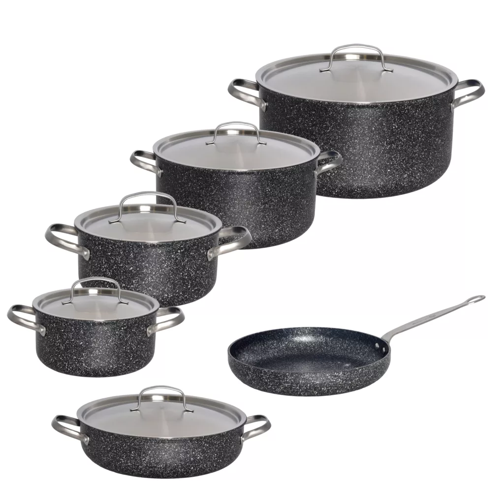 سرویس تابه و قابلمه 11 پارچه کرکماز مدل گلکسی پلاس کد 2685