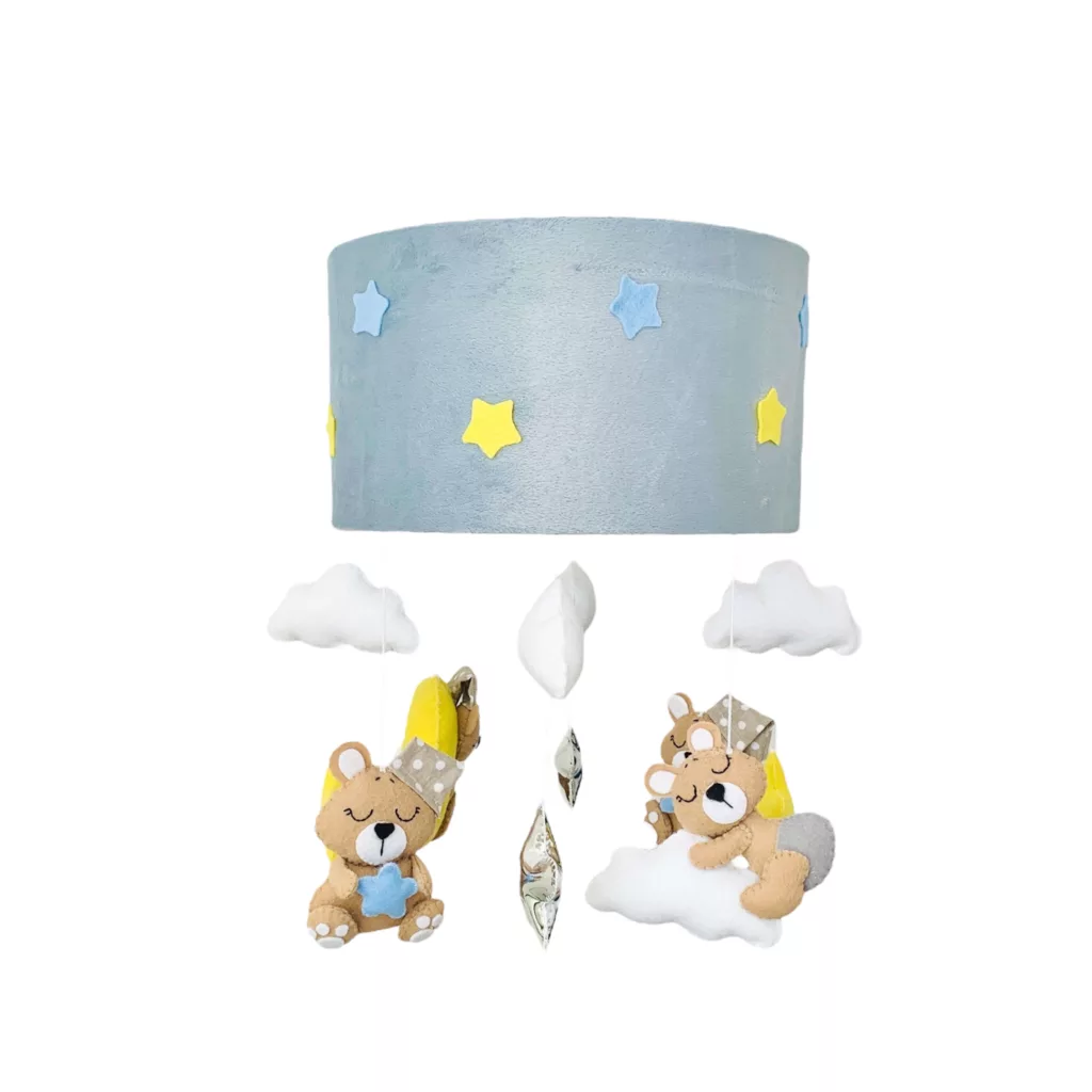 لوستر کودک مدل رویال طرح خرس