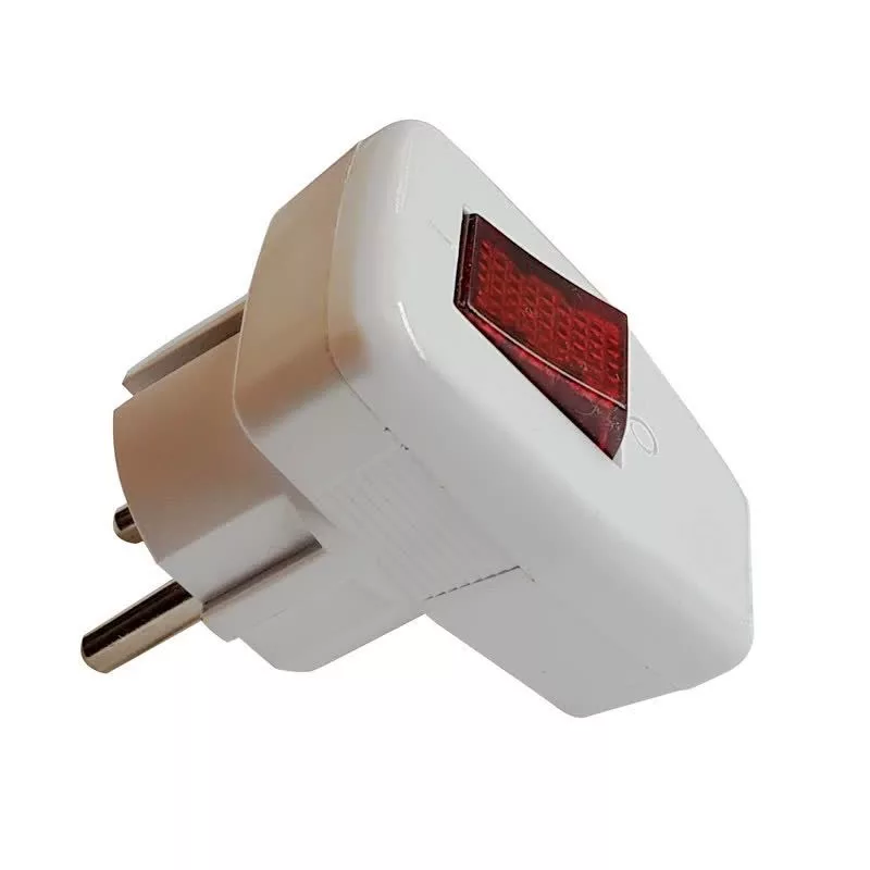 دوشاخه برق مدل کلید دار Noor