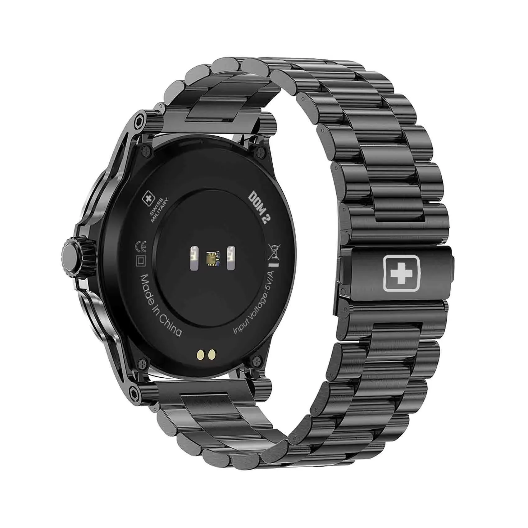 ساعت هوشمند سوییس میلیتری مدل DOM2 فلزی