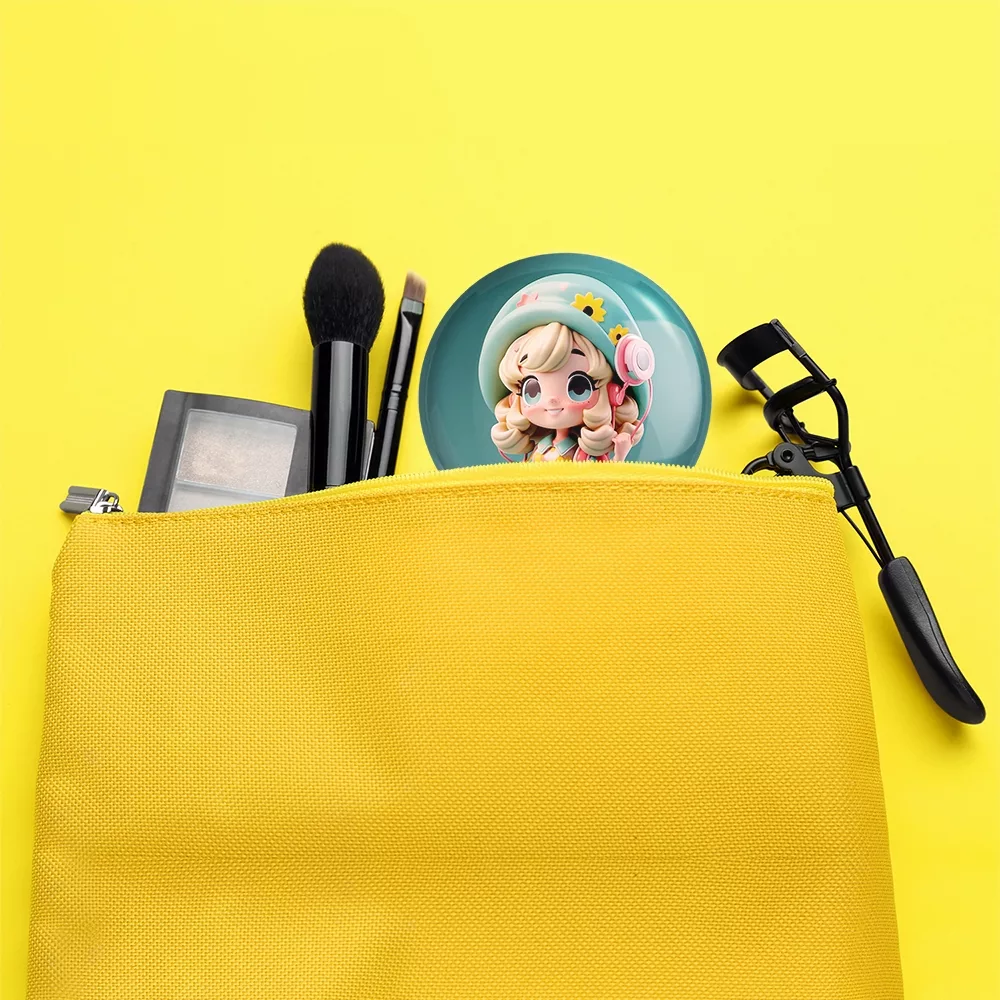 آینه جیبی خندالو مدل دخترانه کد 28815