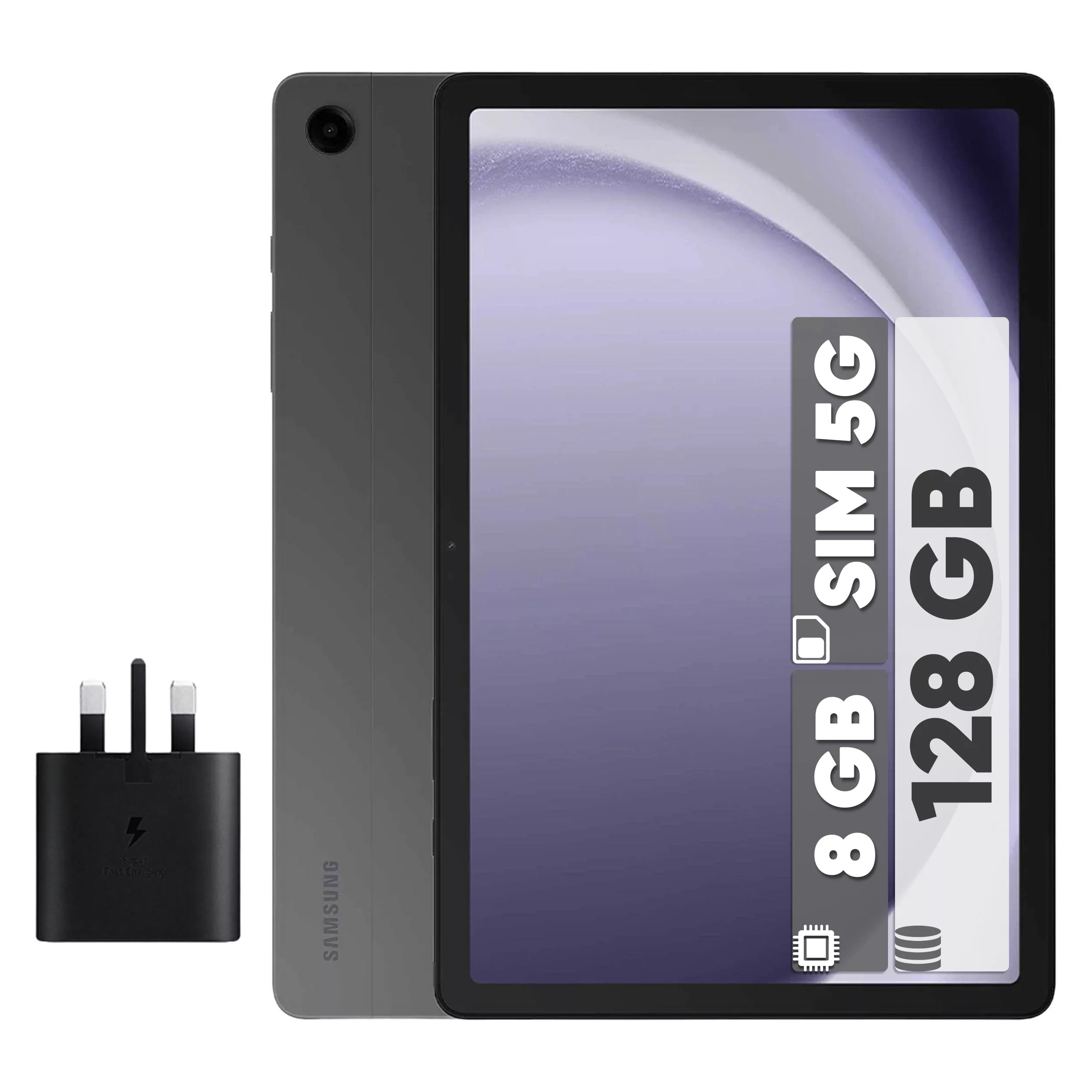 تبلت 11 اینچ سامسونگ مدل Galaxy Tab A9 Plus 5G ظرفیت 128 گیگابایت و رم 8 گیگابایت به همراه شارژر تبلت 11 اینچ سامسونگ مدل Galaxy Tab A9 Plus 5G ظرفیت 128 گیگابایت و رم 8 گیگابایت به همراه شارژر