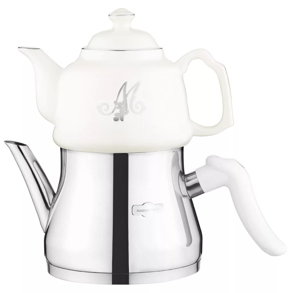 ست کتری و قوری مادام کوکو مدل Matera گنجایش کتری ۲.۵ لیتر گنجایش قوری ۱ لیتر