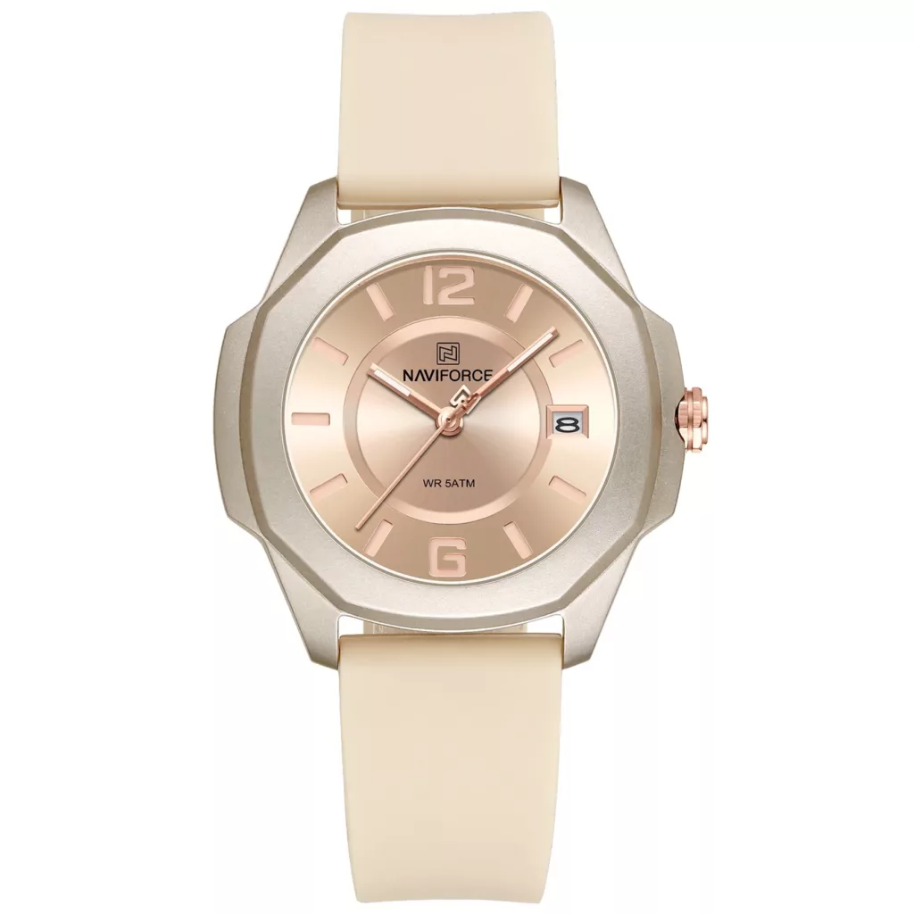 ساعت مچی عقربه‌ای کوارتز زنانه نیوی فورس مدل N/F/7/1/0/7/K