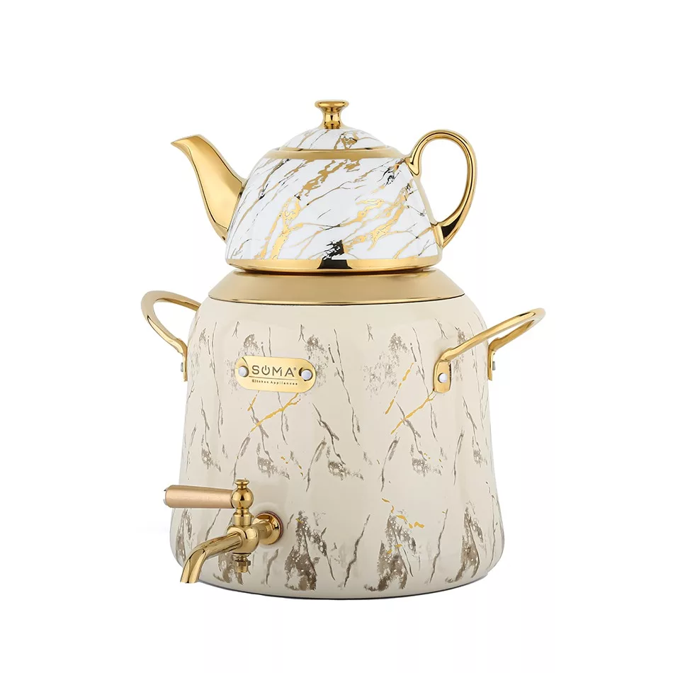 ست کتری و قوری سوما مدل so-7203 گنجایش کتری 6 لیتر گنجایش قوری 1/5 لیتر