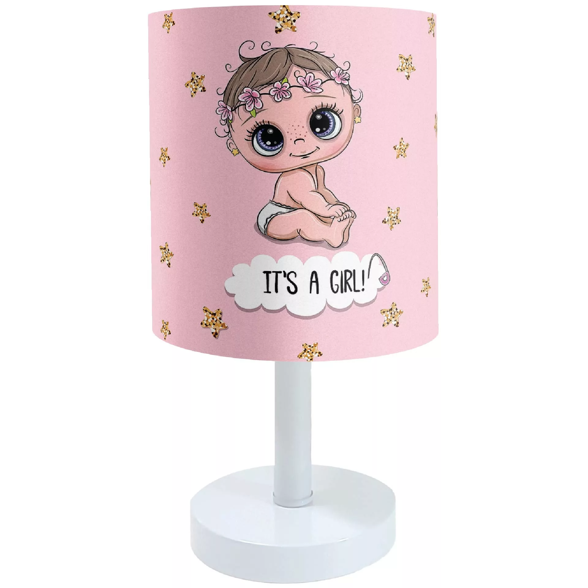 آباژور رومیزی کودک طرح نی نی نوزاد مدل BS-017