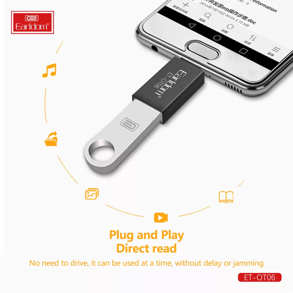 مبدل USB 3.1 به USB-C ارلدام مدل ET-OT06