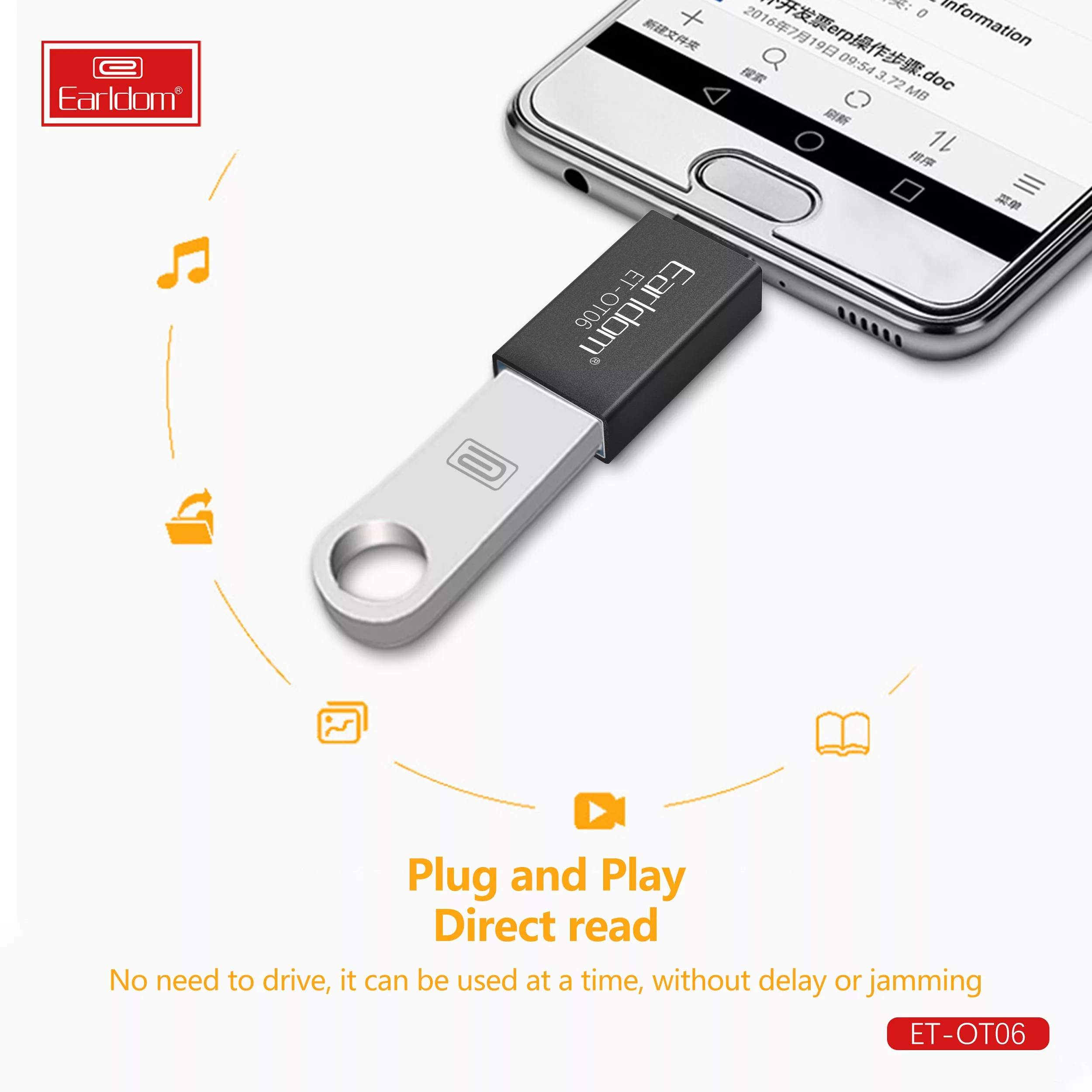 مبدل USB 3.1 به USB-C ارلدام مدل ET-OT06