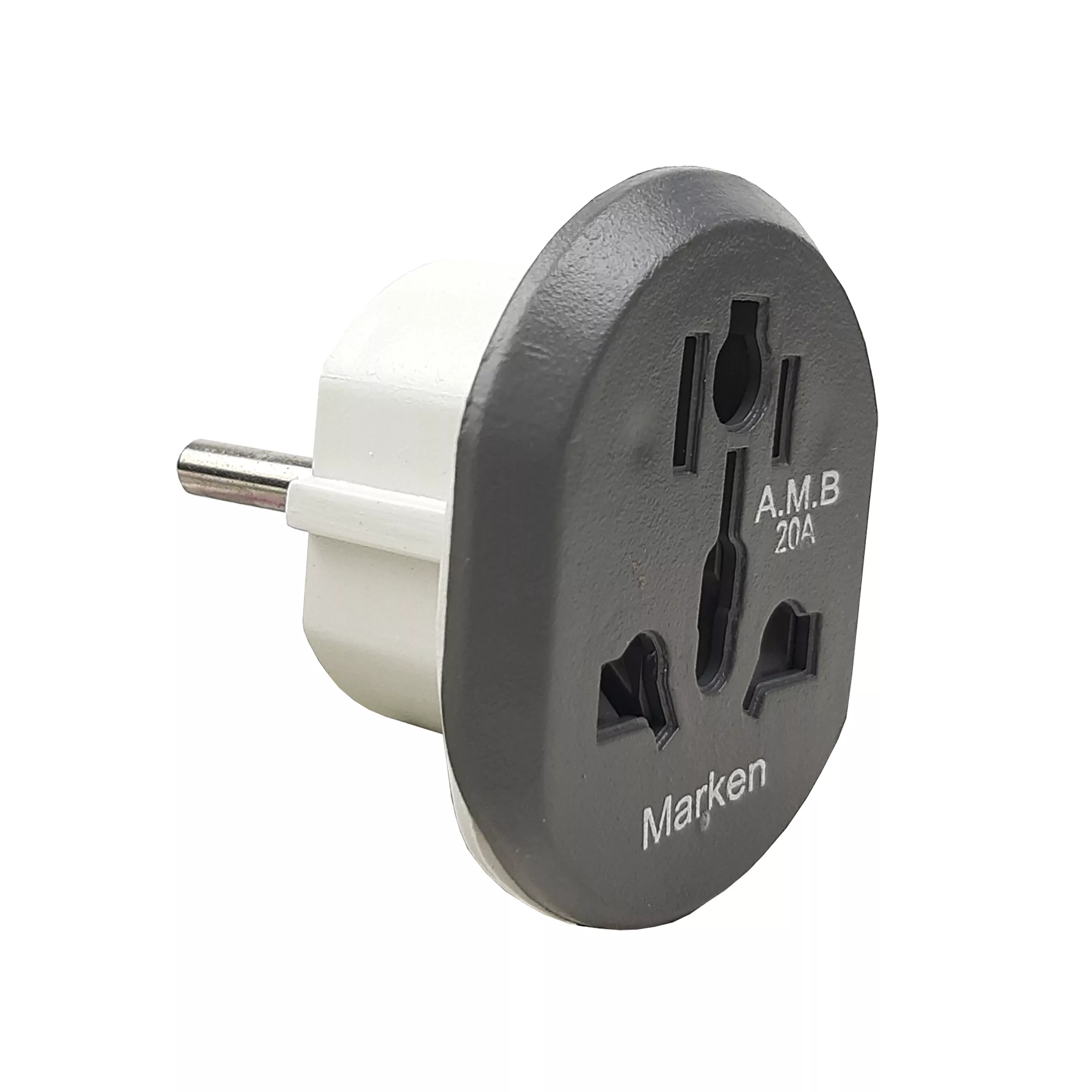 دو شاخه تبدیل برق 3 به 2 مارکن مدل هیرو پاور کد 20A مجموعه 20 عددی