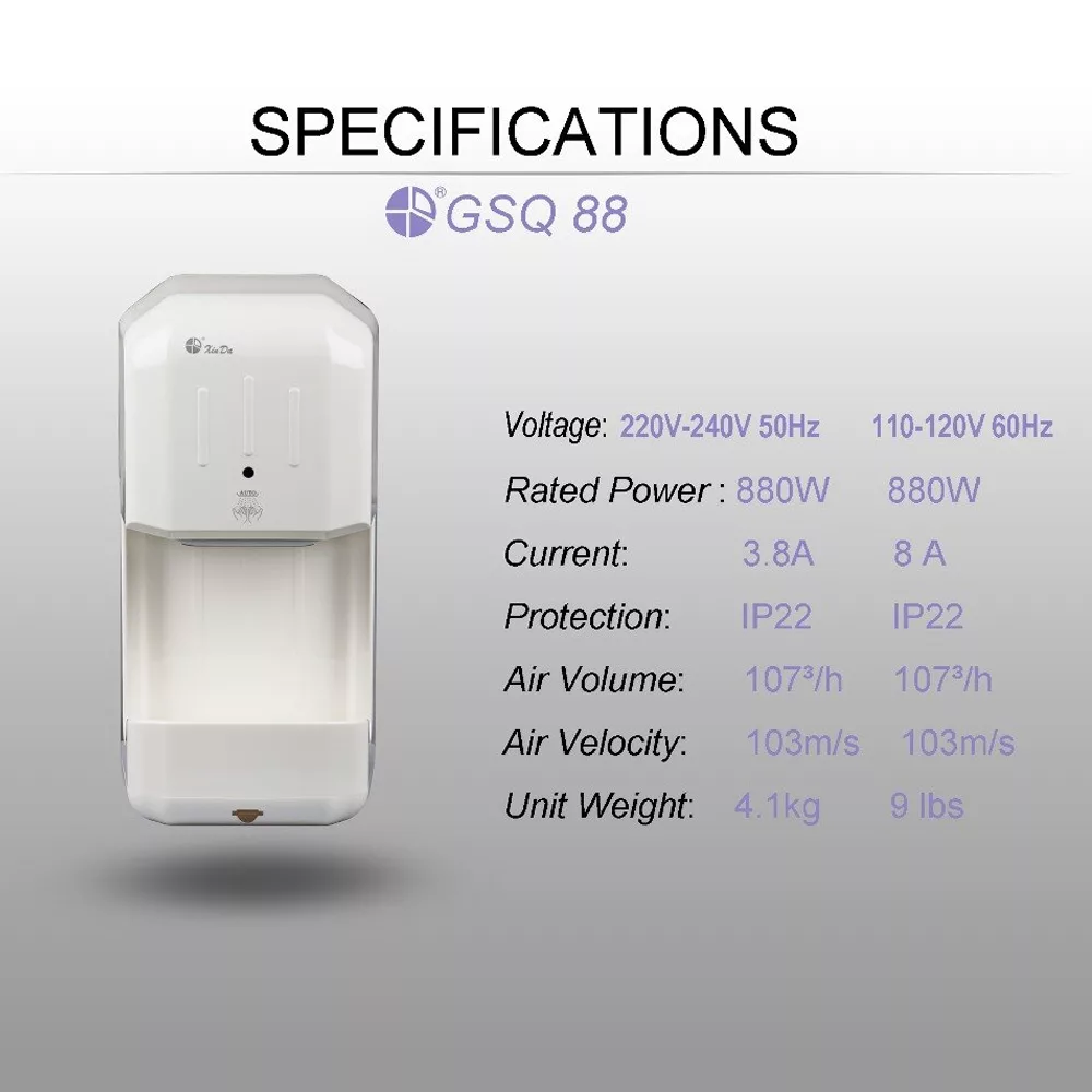 دست خشک کن مدل 6000