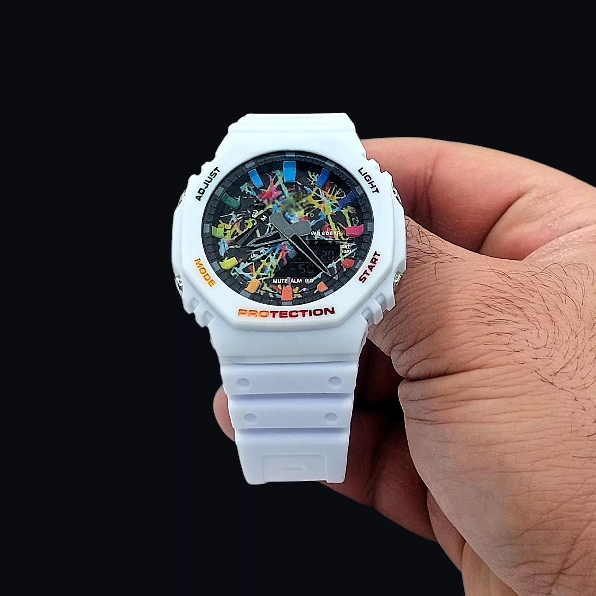 ساعت مچی عقربه ای مدل دو زمانه کرنومتردار کد GM2100