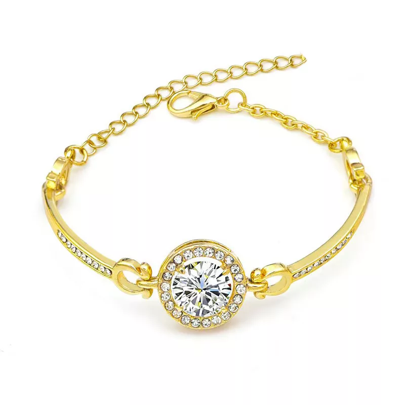 ساعت مچی عقربه ای زنانه مدل فول نگین کد set1 به همراه دستبند