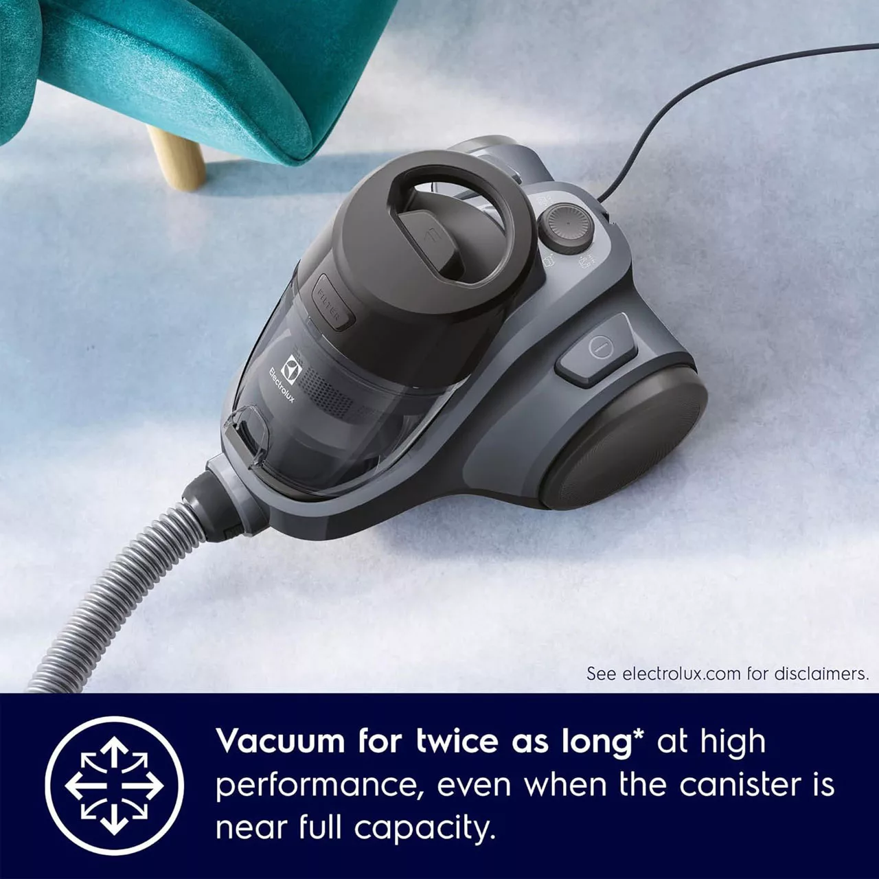 جاروبرقی 2000 وات الکترولوکس مدل EC41-2DB