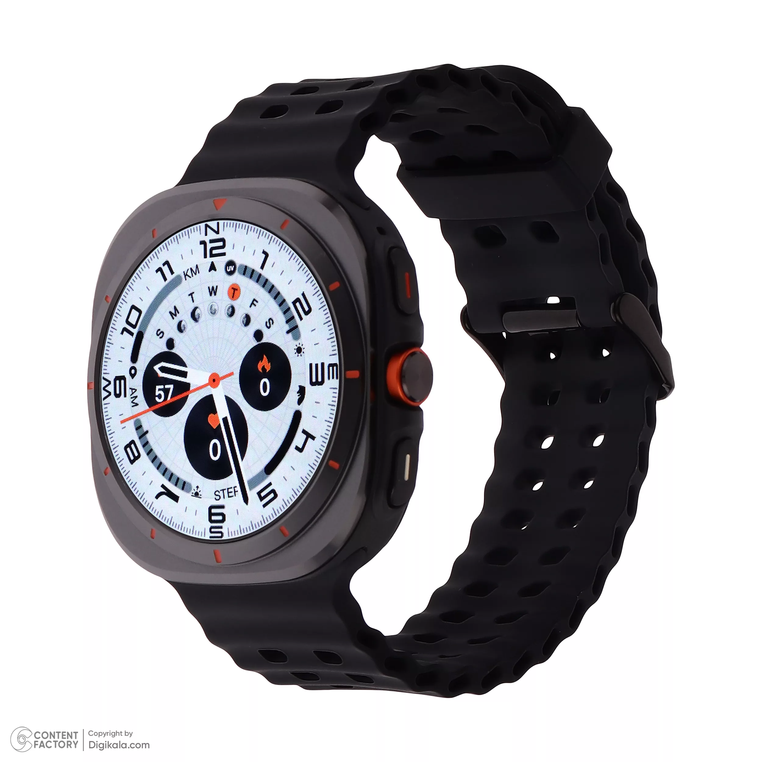 ساعت هوشمند 49 میلی متری مکس پاور مدل Galexy Max بند سیلیکون