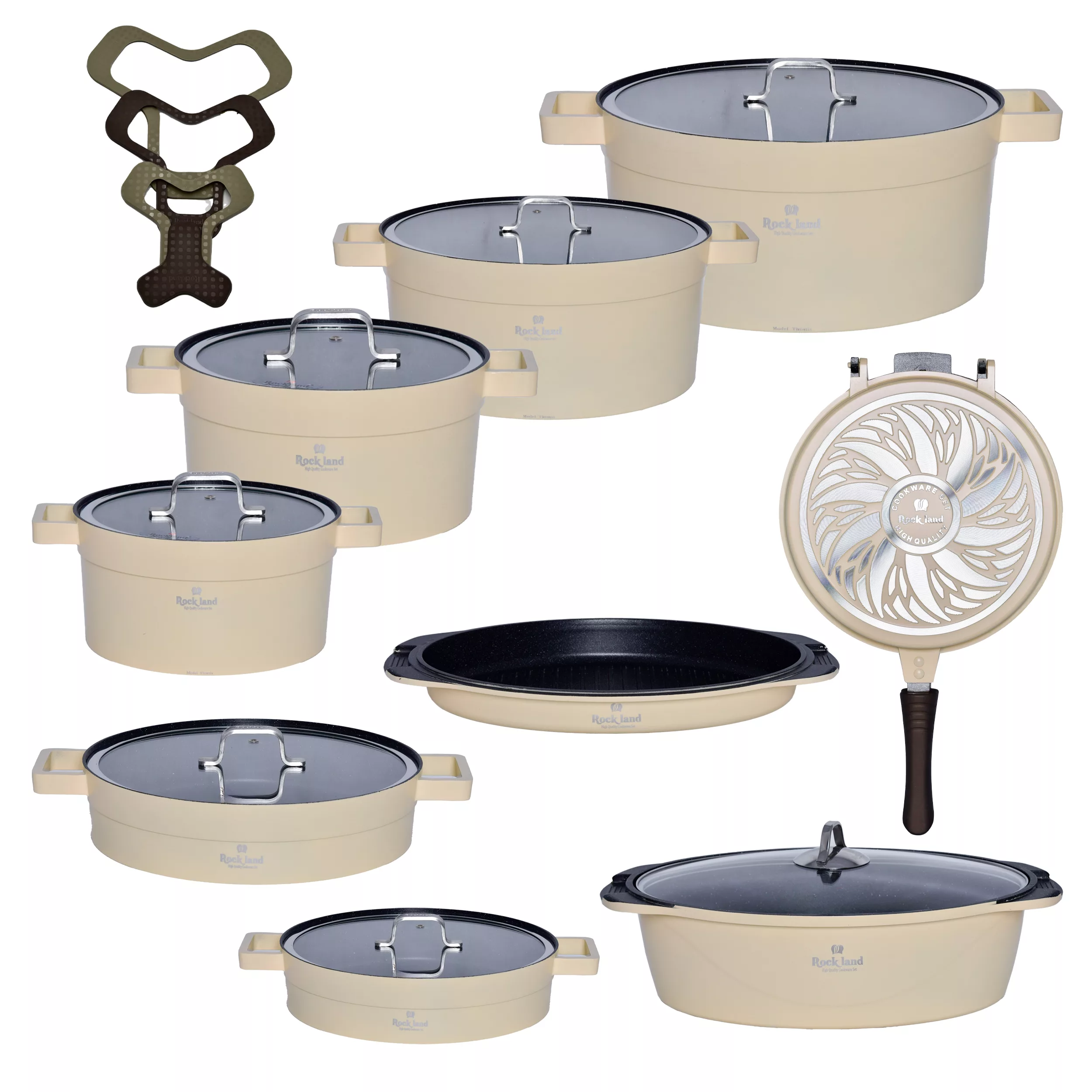 سرویس پخت و پز 21 پارچه راکلند مدل تمیس کد 800286