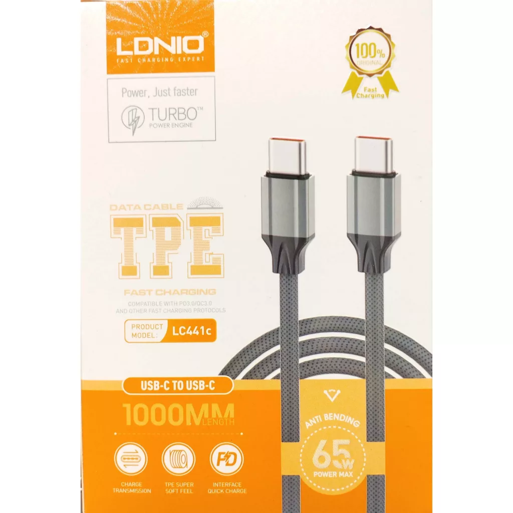 کابل USB-C  الدینیو مدل LC441c طول 1 متر