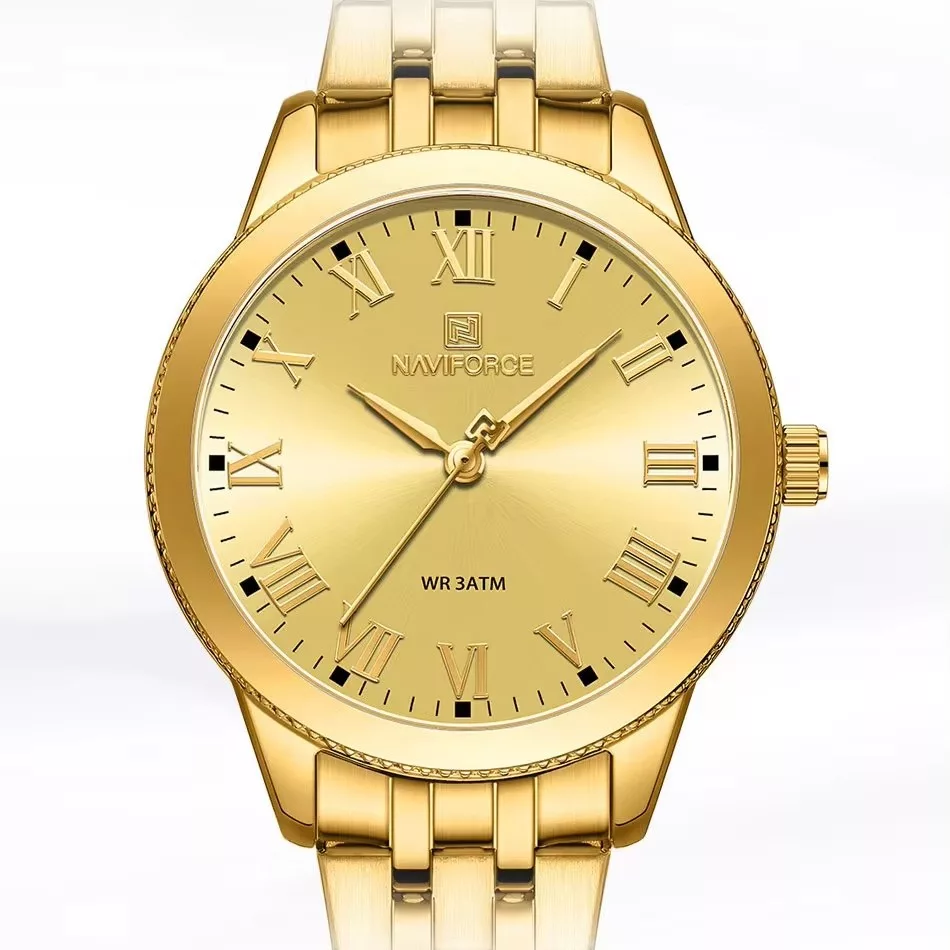 ساعت مچی عقربه ای زنانه نیوی فورس مدل NF5032GGG