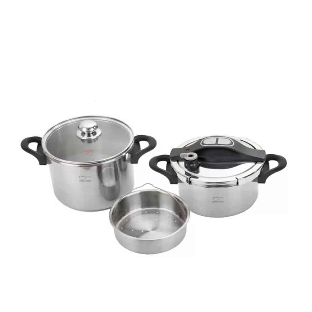 زودپز دوقلو پارس استیل مدل راشا گنجایش 4 و 6 لیتر