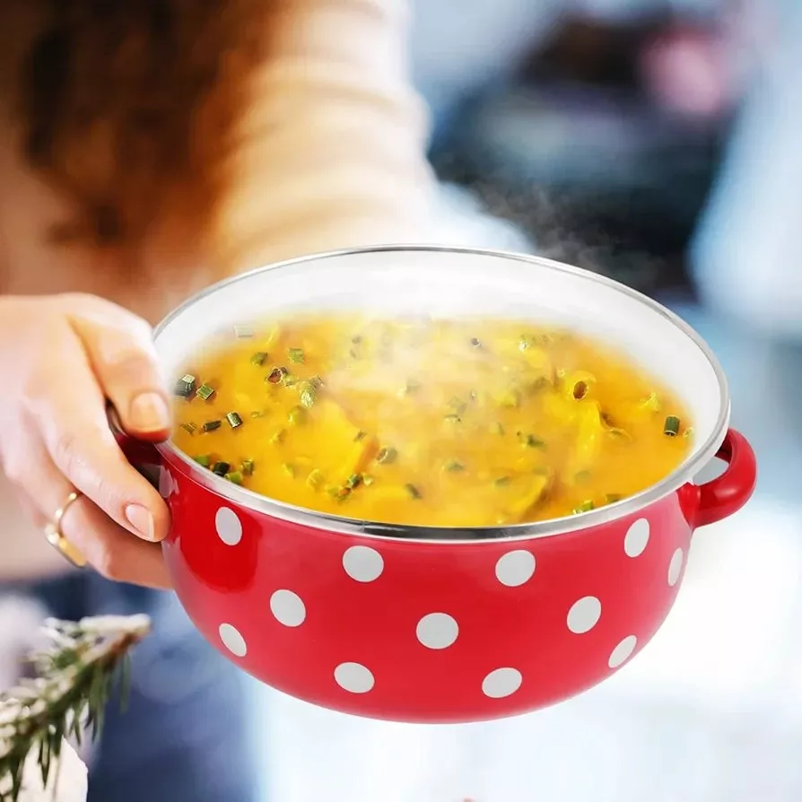 سرویس قابلمه 6 پارچه مدل لعابی